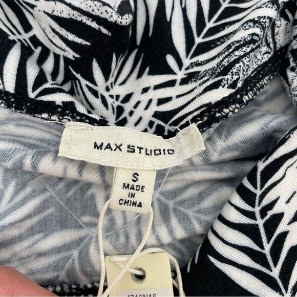 -Max Studio Women's Palm Print Skirt NWT S - Picture 7 of 9